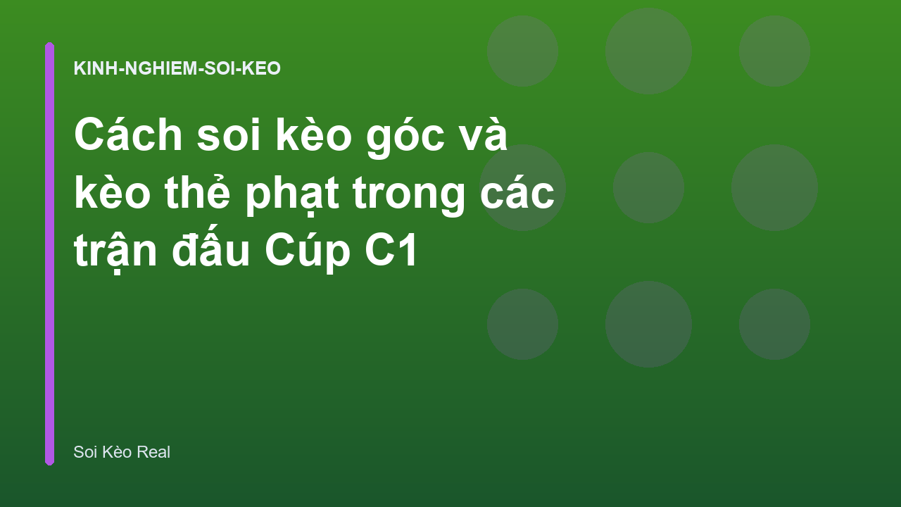 Read more about the article Cách soi kèo góc và kèo thẻ phạt trong các trận đấu Cúp C1